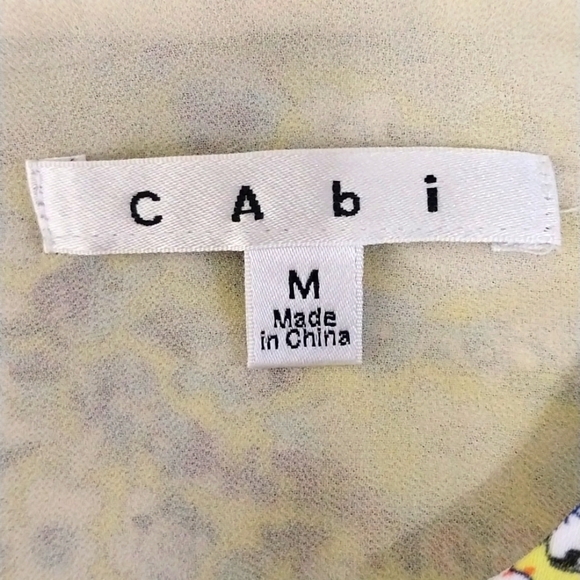 Cabi Top Floral Adjustable Straps Sz M - Picture 6 of 6